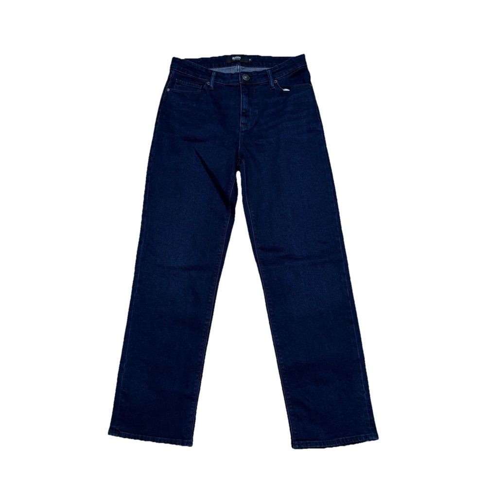 Hudson Jeans Straight Leg Mid Rise Denim Dark Wash Stretch Womens Size 8/30x29 - Picture 5 of 11